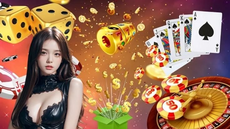 Tampilan dalam aplikasi yuantoto menampilkan berbagai kategori permainan: sportsbook, live-dealer, slots, dan esports